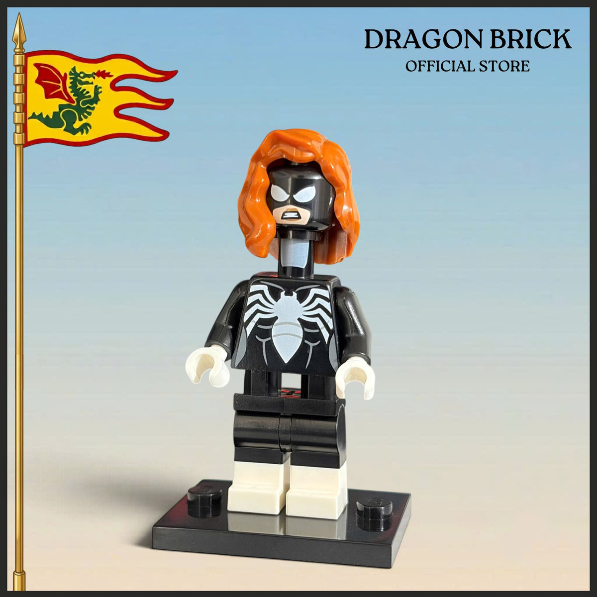 Đồ chơi lắp ráp Đan Mạch chính hãng - Spider-Woman (Julia Carpenter) - Black Outfit with White Boots Item No: sh1027