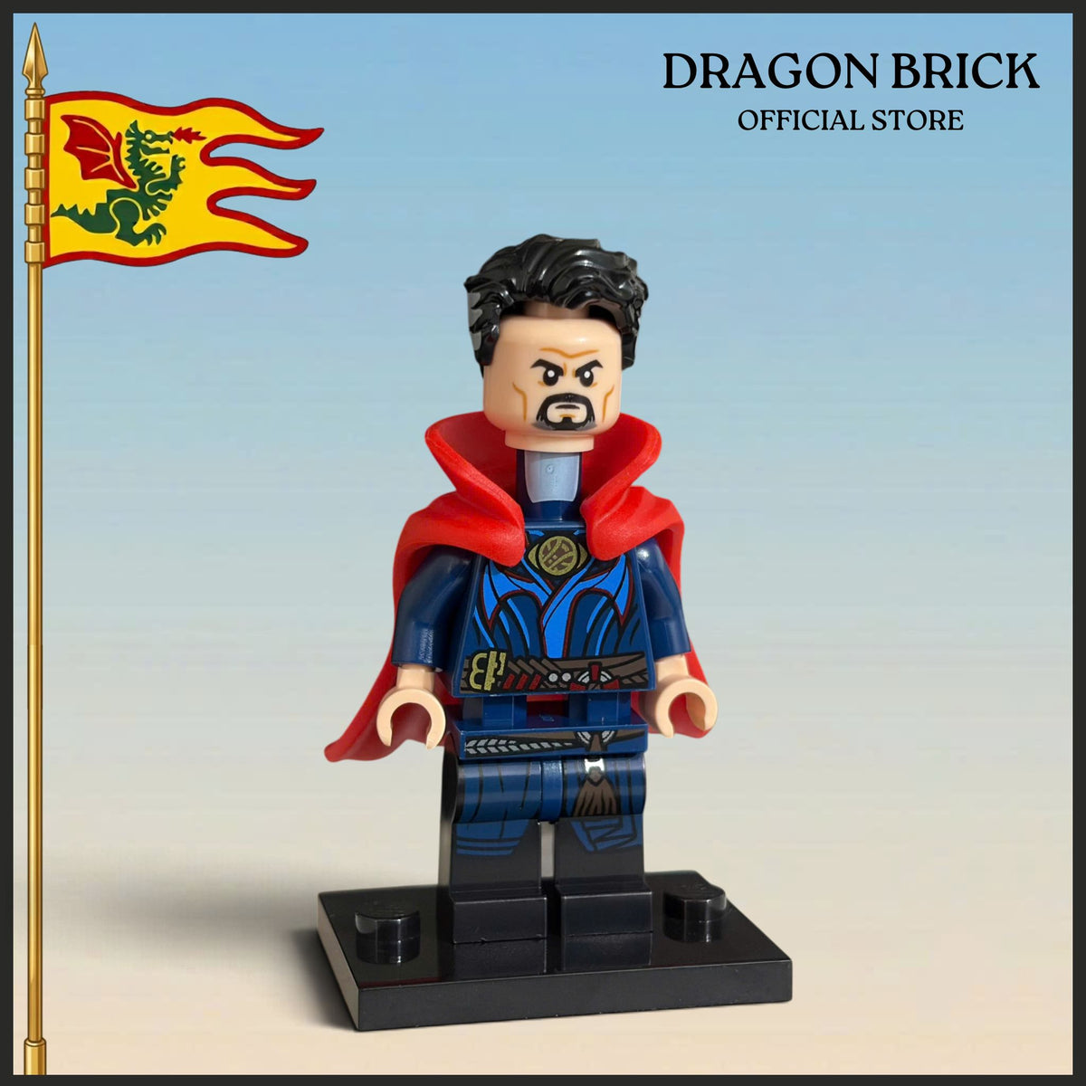 Đồ chơi lắp ráp Đan Mạch chính hãng - Doctor Strange - Brooch, Flexible Rubber Cape Item No: sh0802